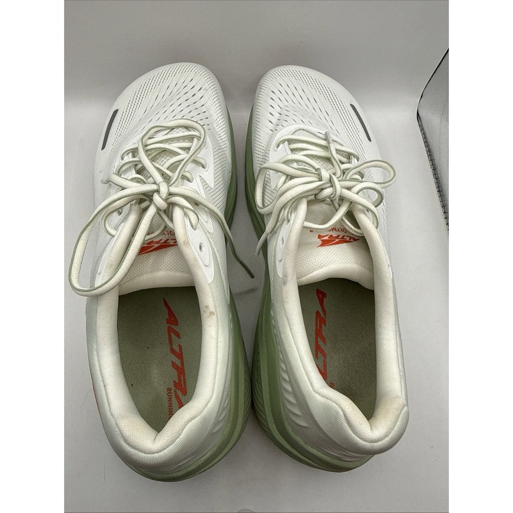 Altra Via Olympus 2 Running Shoes Mens Size 12 M Sneakers White & Green EUC - Picture 5 of 9